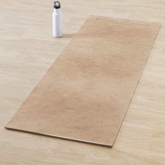 Ihr Lächeln macht das Leben schöner Yogamatte (Beispiel)