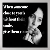 Ihr Lächeln Poster (Vorne)