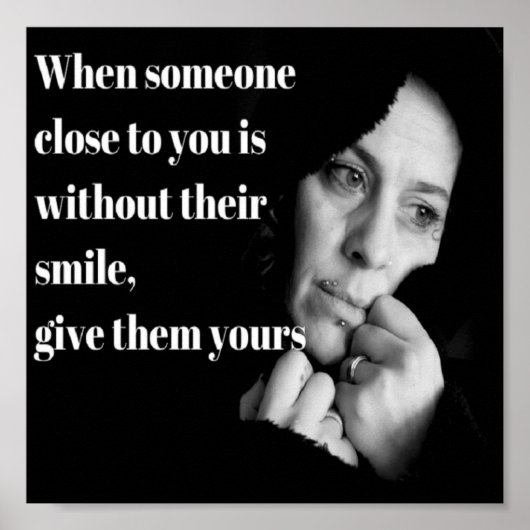 Ihr Lächeln Poster (Vorne)