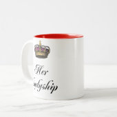 Ihr Ladyship Zweifarbige Tasse (Vorderseite Links)