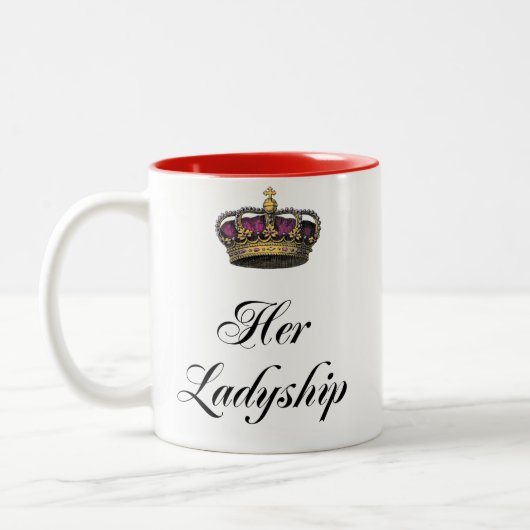Ihr Ladyship Zweifarbige Tasse (Links)