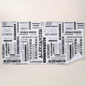 Ihr (langer) Name ist alles darüber Strandtuch (Vorderseite)