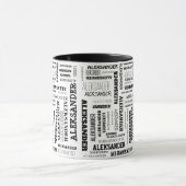 Ihr (langer) Name ist alles darüber Tasse (Zentrum)