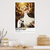 Ihr Leben im April Anime Print Poster (Küche)