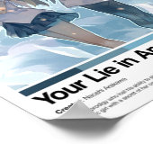 Ihr Leben im April Anime Print Poster (Ecke)