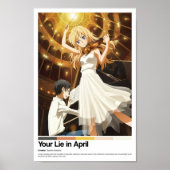 Ihr Leben im April Anime Print Poster (Vorne)