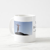 Ihr Leben ist eine Gelegenheit Kaffeetasse (Vorderseite Links)