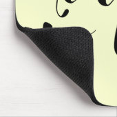 Ihr Leben Typografie Mousepad (Ecke)