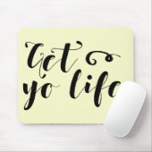 Ihr Leben Typografie Mousepad (Mit Mouse)