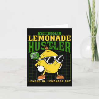 Ihr Lemonade Hustler Funny Lemon Stand Boss Karte