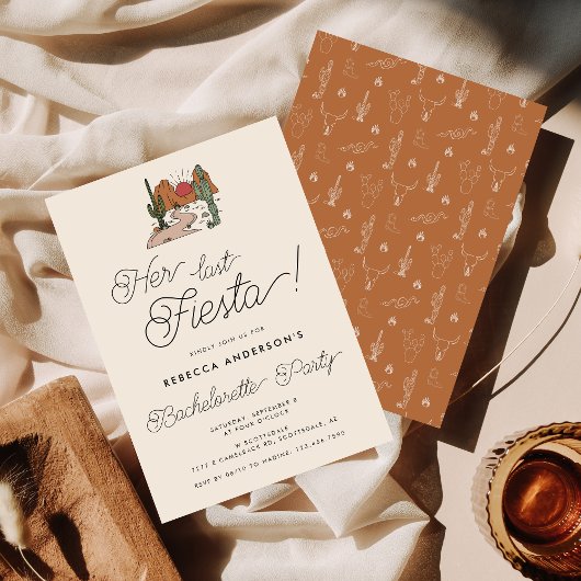 Ihr letzter Cactus-Junggeselinnen-Abschied der Fie Einladung