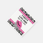 Ihr letzter Junggeselinnen-Abschied in der Disco C Serviette (Ecke)