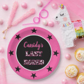 Ihr letzter Rodeo Disco Cowgirl Junggeselinnen-Abs Pappteller (Party)