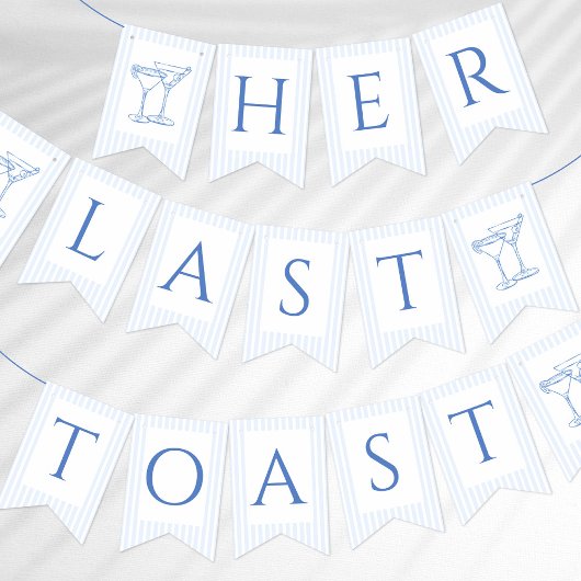 Ihr letzter Toast an der Küste Wimpelkette