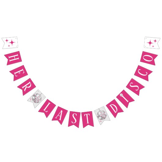 Ihr letztes Ball-Junggeselinnen-Abschied-Banner-Ze Wimpelkette (Alle)