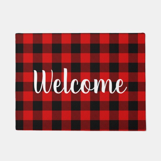 Ihr Lieblings-Colour-Buffalo-Karo Fußmatte (Vorderseite)