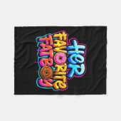 Ihr Lieblings-Fettwanst-Lustiger-Donut-Liebhaber-H Fleecedecke (Vorderseite (Horizontal))