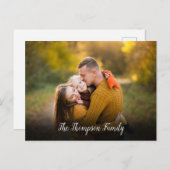 Ihr Lieblings-Foto Feiertagspostkarte (Vorne/Hinten)