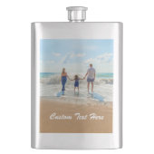 Ihr Lieblings-Foto-Flasengeschenk mit benutzerdefi Flachmann (Vorderseite)