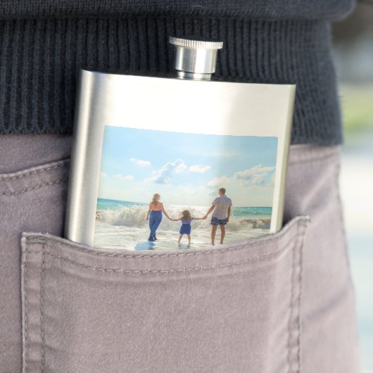 Ihr Lieblings-Foto-Flasengeschenk mit benutzerdefi Flachmann (Beispiel)