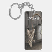 Ihr Lieblings-Foto für Haustiere - zwei Fotos Schlüsselanhänger (Vorderseite links)