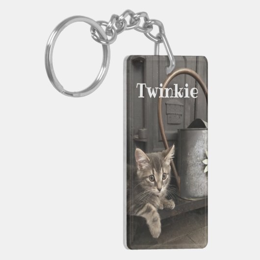 Ihr Lieblings-Foto für Haustiere - zwei Fotos Schlüsselanhänger (Vorderseite links)