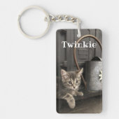 Ihr Lieblings-Foto für Haustiere - zwei Fotos Schlüsselanhänger (Vorderseite)