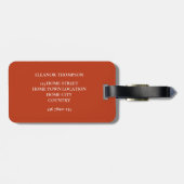 Ihr Lieblings-Foto Gepäckanhänger (Rückseite horizontal)