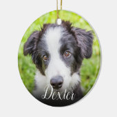 Ihr Lieblings-Foto Keramik Ornament (Links)