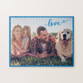 Ihr Lieblings-Foto mit Liebe Puzzle (Horizontal)