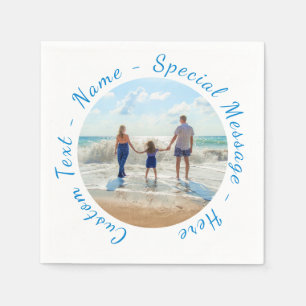 Ihr Lieblings-Foto Napkins mit benutzerdefiniertem Serviette