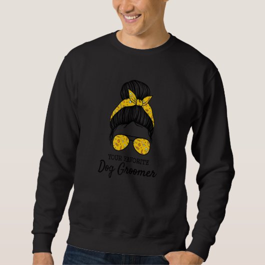 Ihr Lieblings-Hundefriseur Hundefrisör Künstler Gr Sweatshirt (Vorderseite)