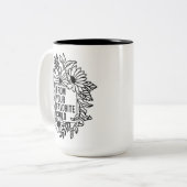Ihr Lieblings-Kind individuell anpassbar Zweifarbige Tasse (Vorderseite Links)