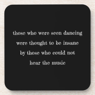 Ihr Lieblings-Sprichwort mit benutzerdefiniertem Z Getränkeuntersetzer