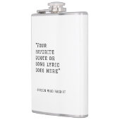 Ihr Lieblings-Zitat oder Ihre Liedtexte - Texte fü Flachmann (Links)