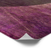 Ihr Lieblingsangebot Berry & Brown Grunge auf Circ Poster (Ecke)