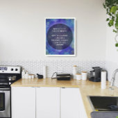 Ihr Lieblingsangebot Bright Blue Grunge Blasen Poster