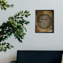 Ihr Lieblingsangebot Brown Scratched Grunge Poster