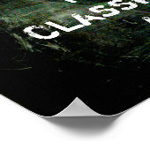 Ihr Lieblingsangebot Dunkle, intensive Grunge Text Poster (Ecke)