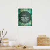 Ihr Lieblingsangebot Grün Braun Grunge auf Kreisla Poster (Küche)