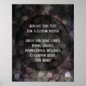 Ihr Lieblingsangebot Kratzer-Grunge-Blasen Poster (Vorne)