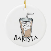 Ihr Lieblingsbarista Keramik Ornament (Hinten)