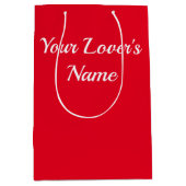 Ihr Lieblingsname Geschenktasche Mittlere Geschenktüte (Vorderseite)