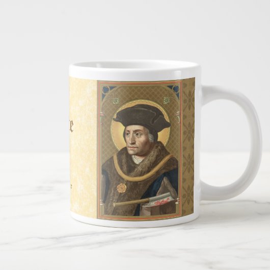 Ihr Lieblingsstich St. Thomas Mehr Zitat Jumbo-Tasse (Rechts)