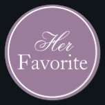 Ihr Lieblingsticker für Hochzeit Lilac Lavender Li Runder Aufkleber<br><div class="desc">Verbessern Sie Ihre Hochzeitsfeier mit diesen Personalisierten Gastgeschenk Hochzeit Stickers. Diese individuell gestalteten Labels sind ideal, um Ihren Gastgeschenke Hochzeiten eine Touch Eleganz zu verleihen. Sie spiegeln Ihren einzigartigen Stil wider und machen Ihren Tag noch unvergesslicher. Wählen Sie aus einer Vielzahl von Farben und Schriftart, um Ihre Hochzeitsaufkleber mit Namen,...</div>