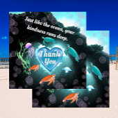 Ihr liebt das Meer, aber eure Freundlichkeit läuft Dankeskarte