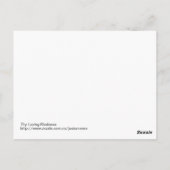 Ihr liebt Freundlichkeit Postkarte (Rückseite)