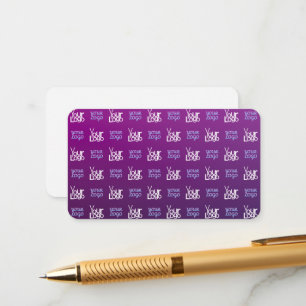 Ihr Logo   2 Hochgeladene Bilder oder Firmenlogos Begleitkarte