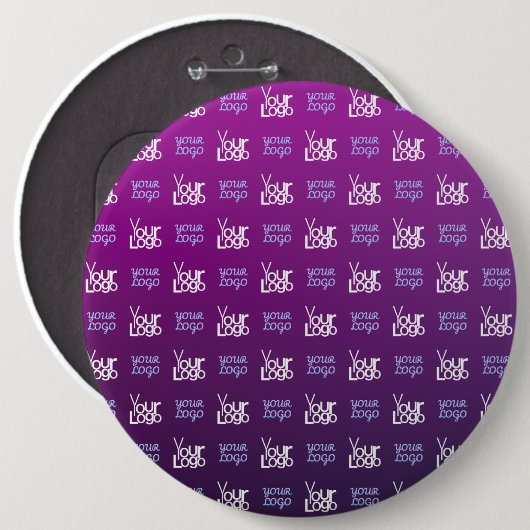 Ihr Logo | 2 Hochgeladene Bilder oder Firmenlogos Button (Vorne & Hinten)