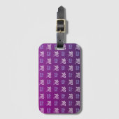 Ihr Logo | 2 Hochgeladene Bilder oder Firmenlogos Gepäckanhänger (Vorderseite Vertikal)